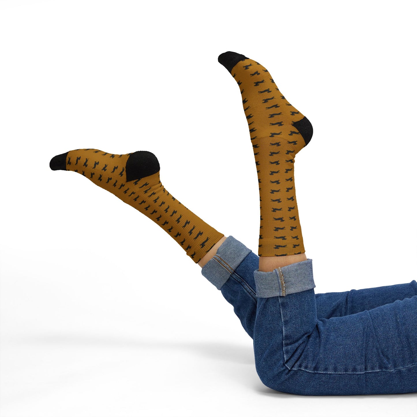 Running Dachshund Socks