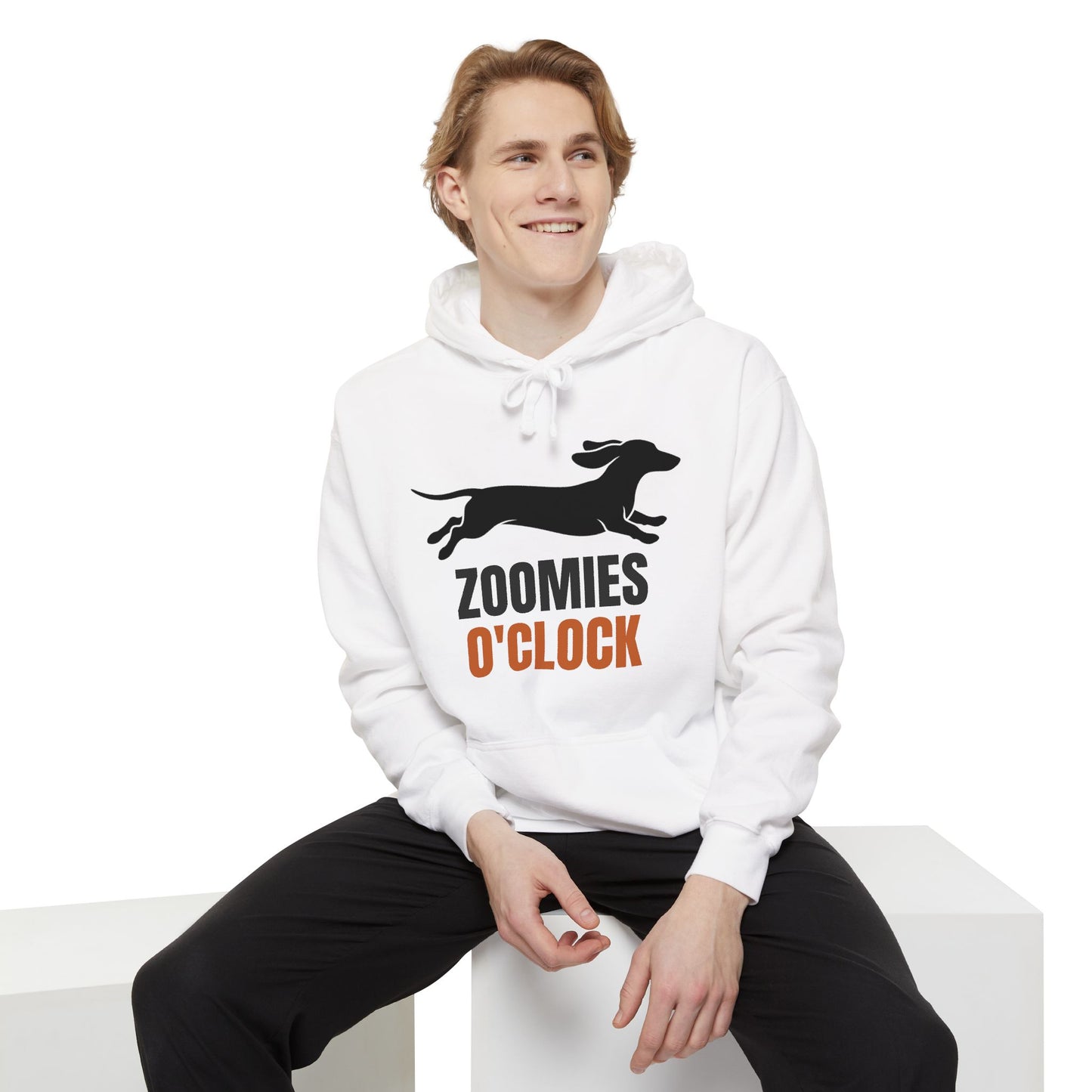 Zoomies O'Clock - Dachshund Comfort Colors Hoodie