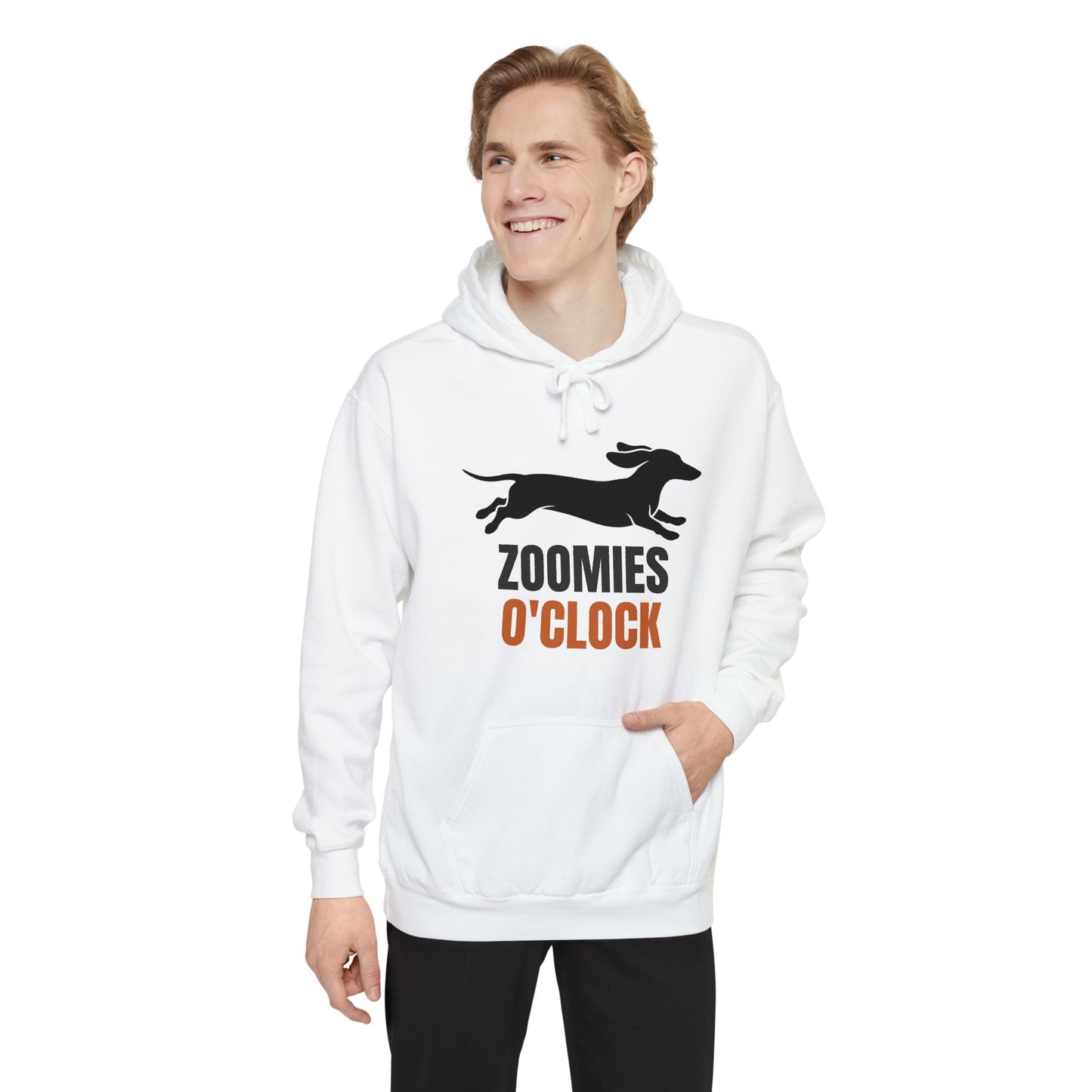 Zoomies O'Clock - Dachshund Comfort Colors Hoodie
