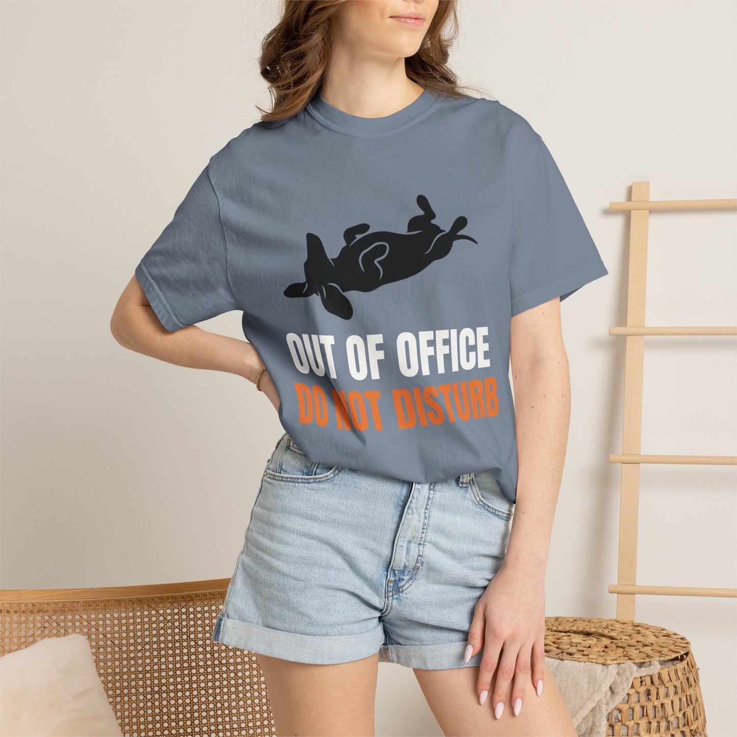 Out of Office Do Not Disturb - Dachshund Comfort Colors Tee